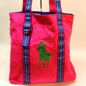 Polo Ralph Lauren large Tote Hot Pink